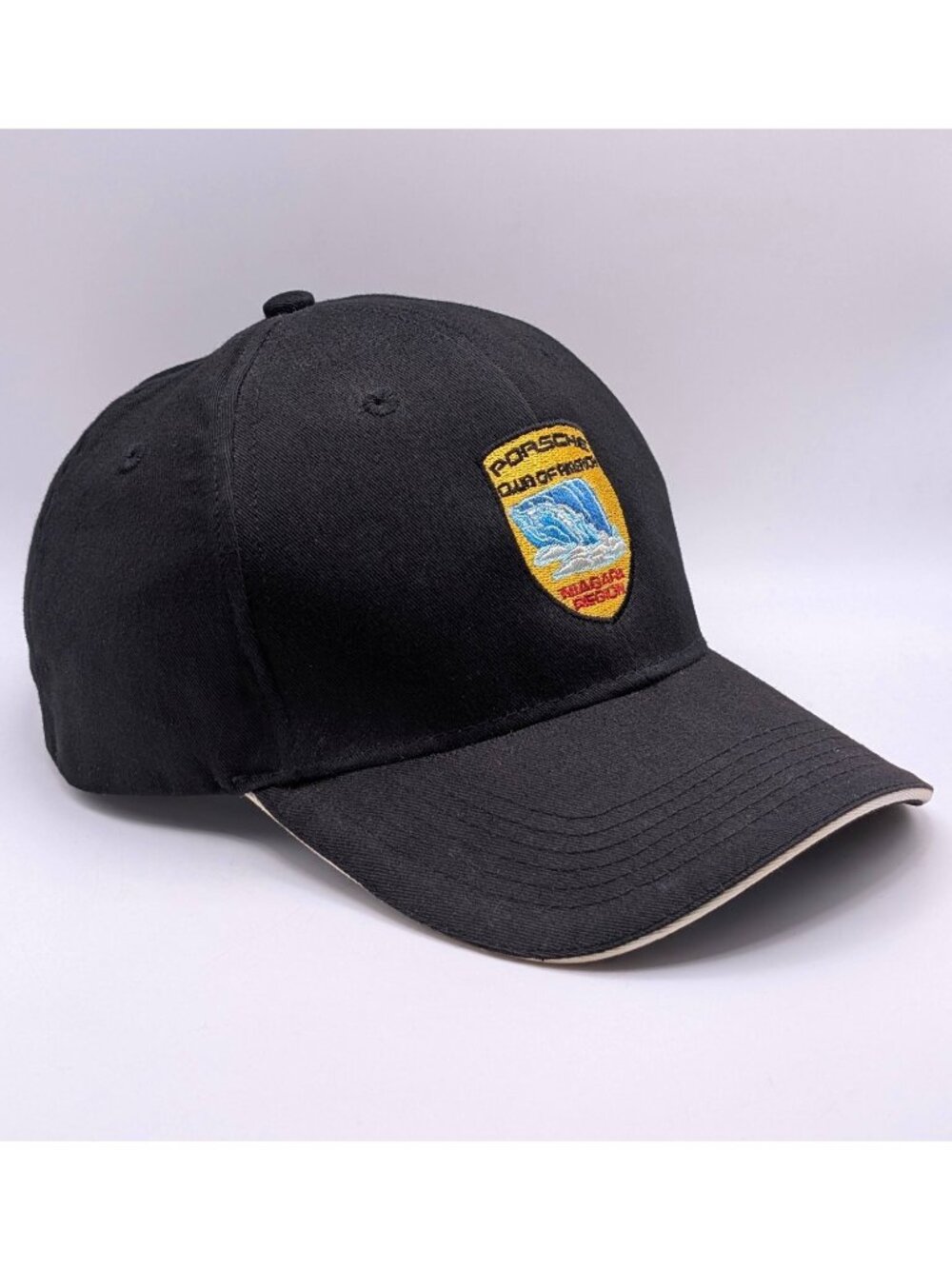 Porsche Club Of America Hat Niagara Region Black Unisex Adjustable Strap Back